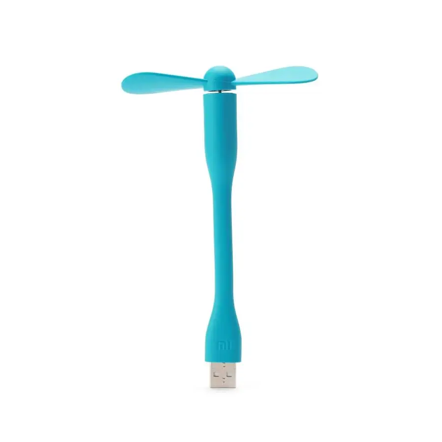 100% Оригинальный USB вентилятор Xiaomi портативный 2 листа гибкий мини охлаждающий