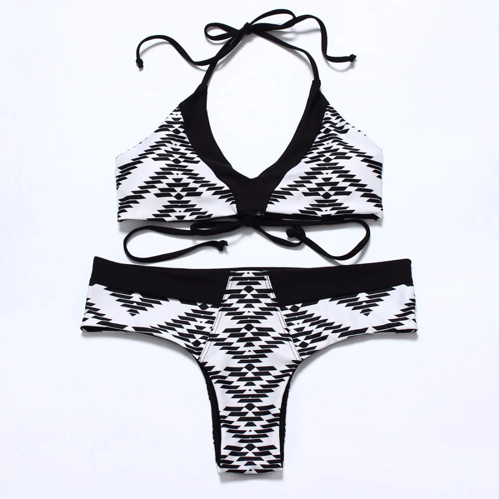 Новое поступление Бикини 2017 Для женщин бразильский комплект бикини без бретелек