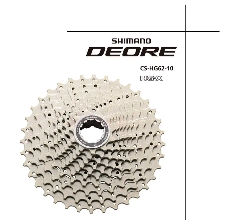 Shimano DEORE CS-HG62-10 кассета 10s звездочки MTB велосипед freewheel CS HG62 10 | Спорт и развлечения