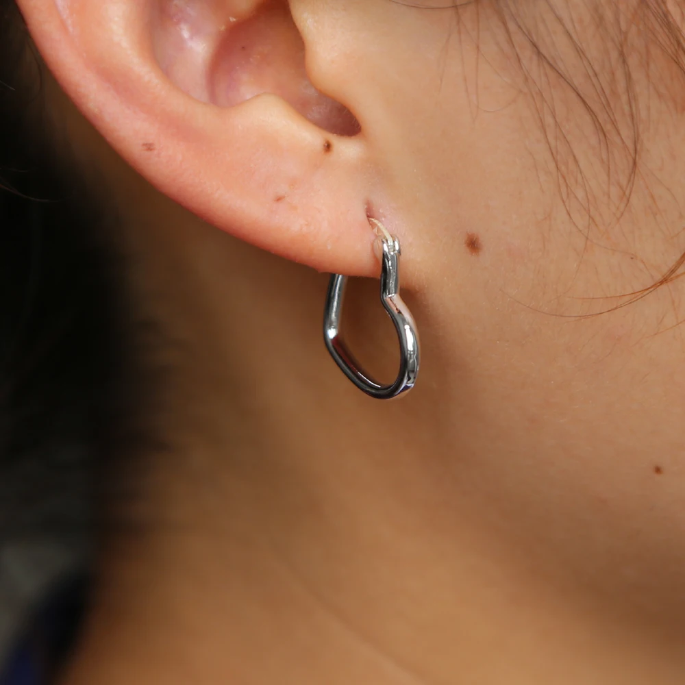 2019 Promotion Earrings Aros Mujer Oreja Earring Dominated Women Jewelry Stylish Peach Color Ornaments Simple Hoop | Украшения и
