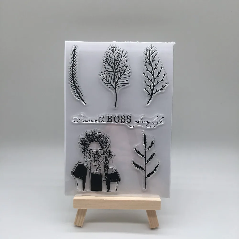 BOSS прозрачный чистый силикон штамп/печать для DIY Скрапбукинг/фотоальбом