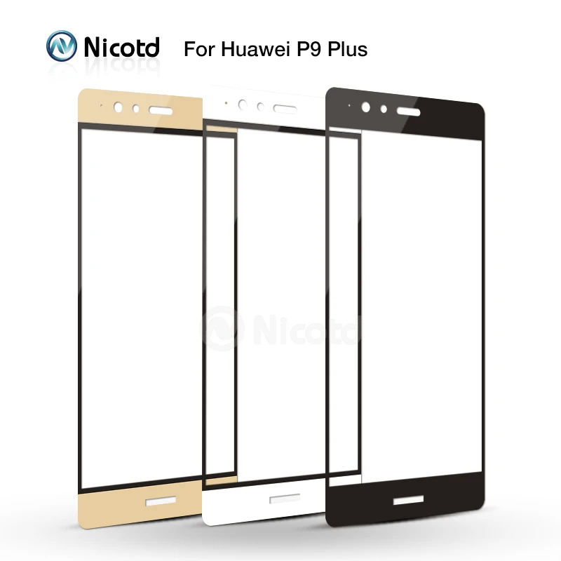2 шт./лот закаленное стекло с полным покрытием для Huawei P10 P9 Plus P8 Lite 2017 Mate 8 9 Nova honor Pro 6x