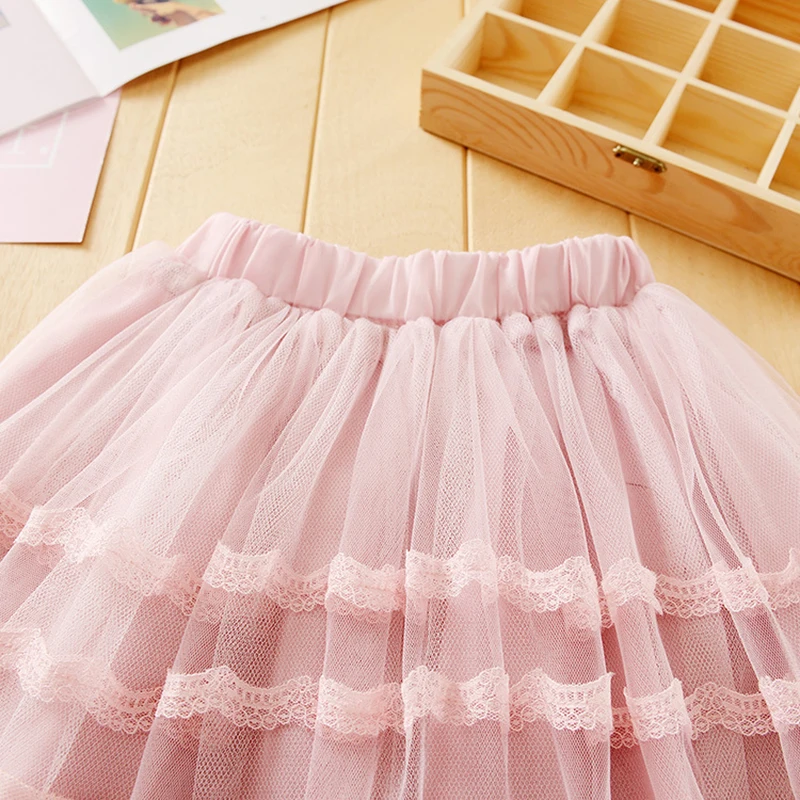 New Baby Girls Tutu Skirt Fluffy Children Ballet Kids Pettiskirt Girl Skirts Princess Tulle Party Dance 3-7 Year | Детская одежда и