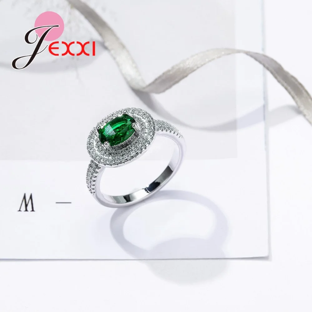 Роскошное кольцо с кристаллом из Кубического циркония AAA + бижутерия подарки