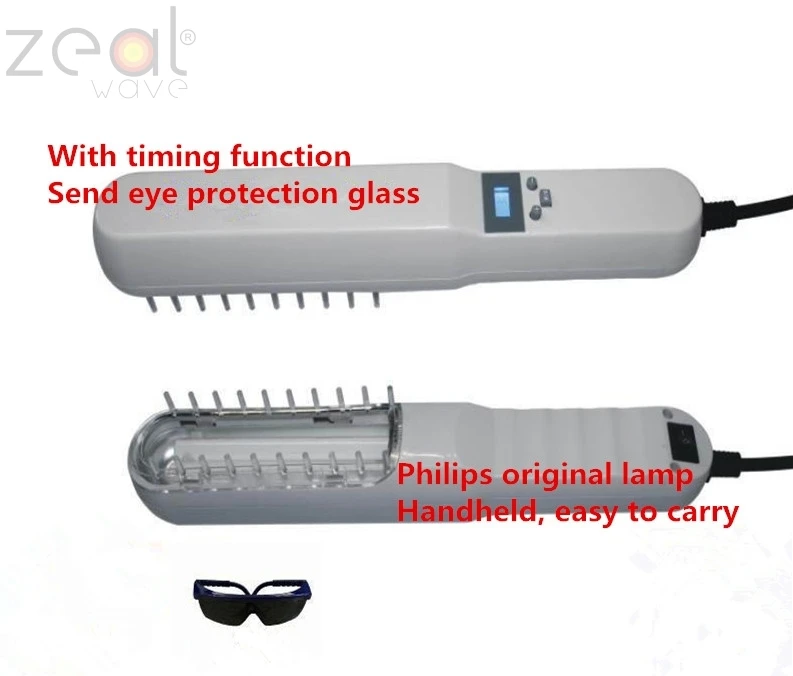311UVB Lamp Kit Для узкого спектра 311UVB фототерапия Домашний Светильник ручной UVB PL-S 9 Вт/2 P флуоресцентная бактерицидная лампа - Цвет: 311UVB Lamp Kit