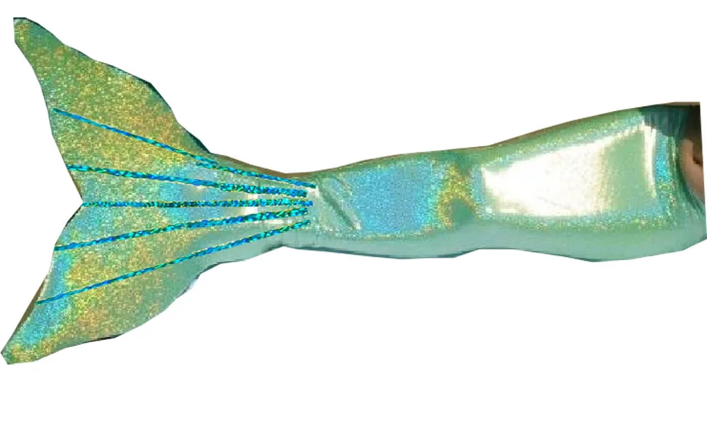 Блестящий хвост русалки для купания (с моновинкой) девочек блестящий купальник