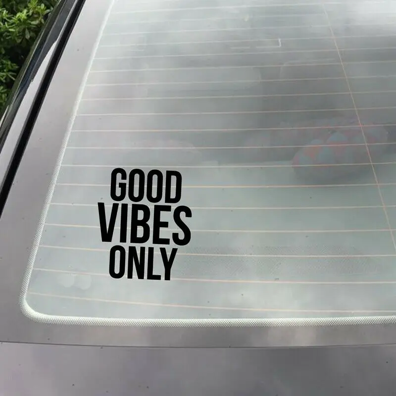 Good Vibes Только Цитата Виниловая декоративная Автомобильная наклейка, Good Vibes Только виниловая наклейка