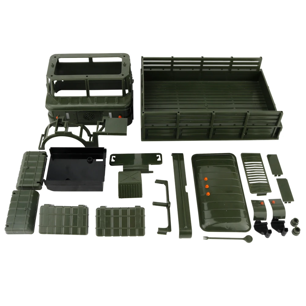 Wpl B-24 GAZ-66 DIY 1:16 RC восхождение военный грузовик мини 2.4 г 4WD внедорожных автомобилей