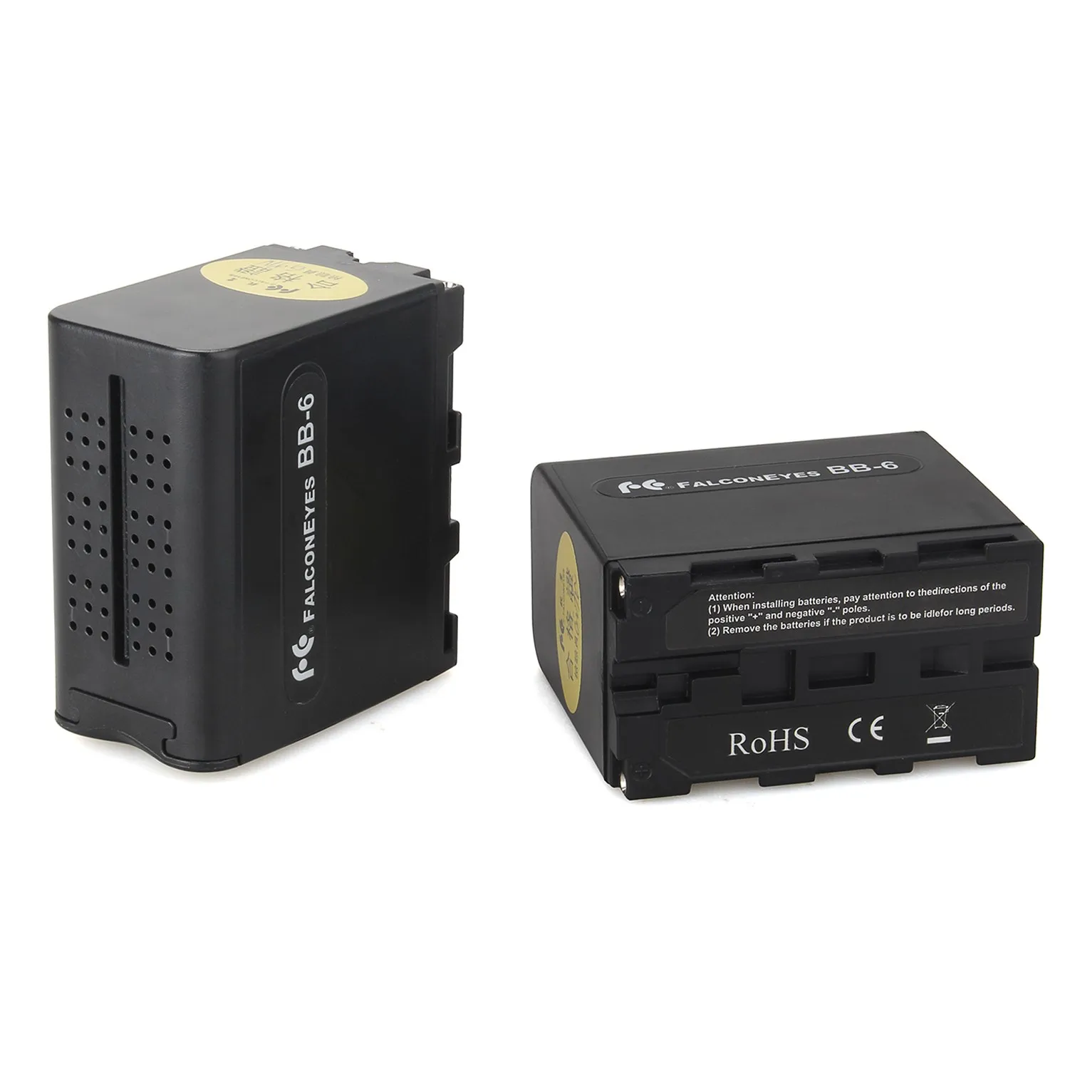 FALCON EYES BB 6 6pcs AA Battery Pack Power Work like NP F970 для светодиодных светильник вых панелей или