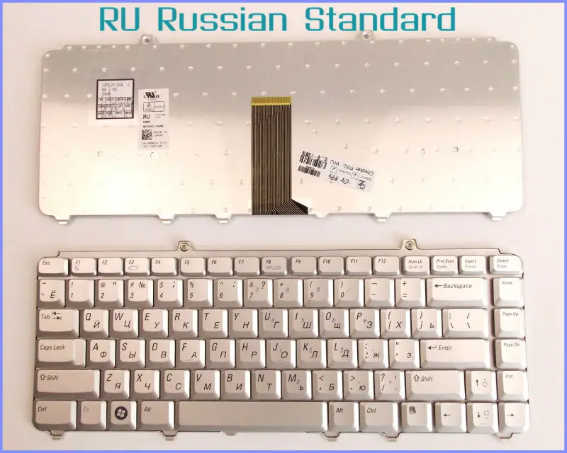 Русская версия RU клавиатура для Dell Inspiron 1318 1400 1500 1520 1521 1540 1545 1525 NK750 MK750 ноутбук