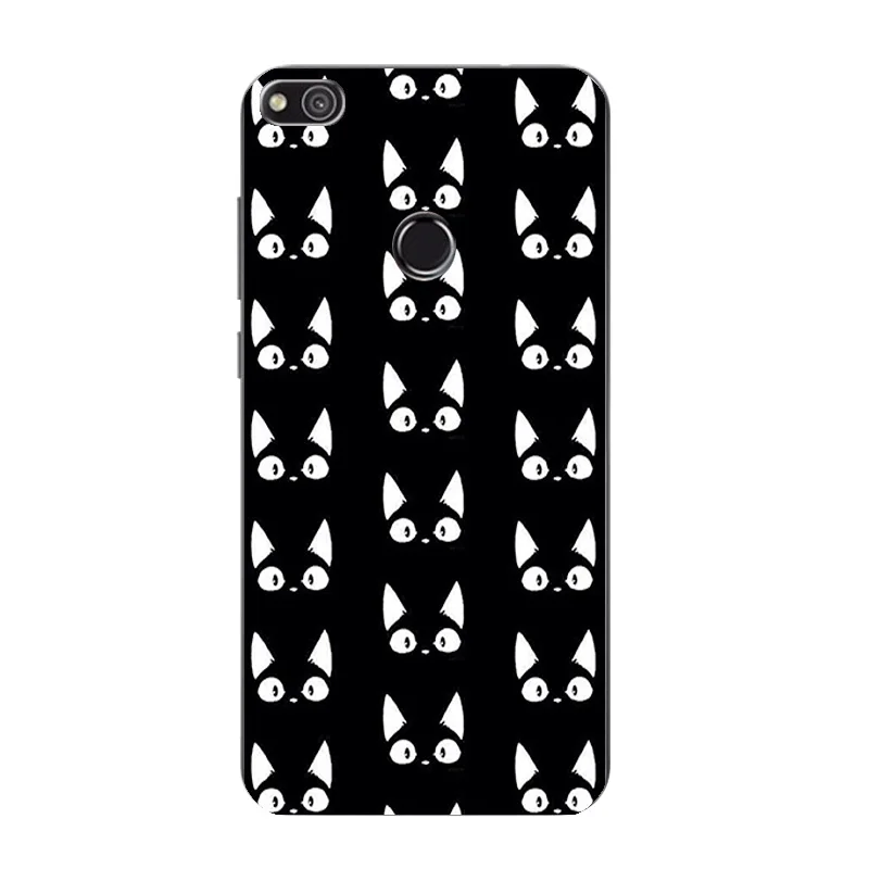 Чехол для телефона Huawei P8 Lite 2017 чехол 5 2 дюйма Honor 7/7i мягкий из ТПУ с кошками