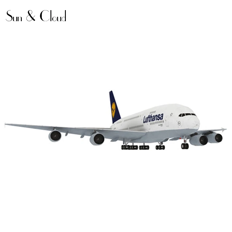 1:144 DIY 3D Airbus A380 самолет бумажная модель сборка ручная работа игра головоломка