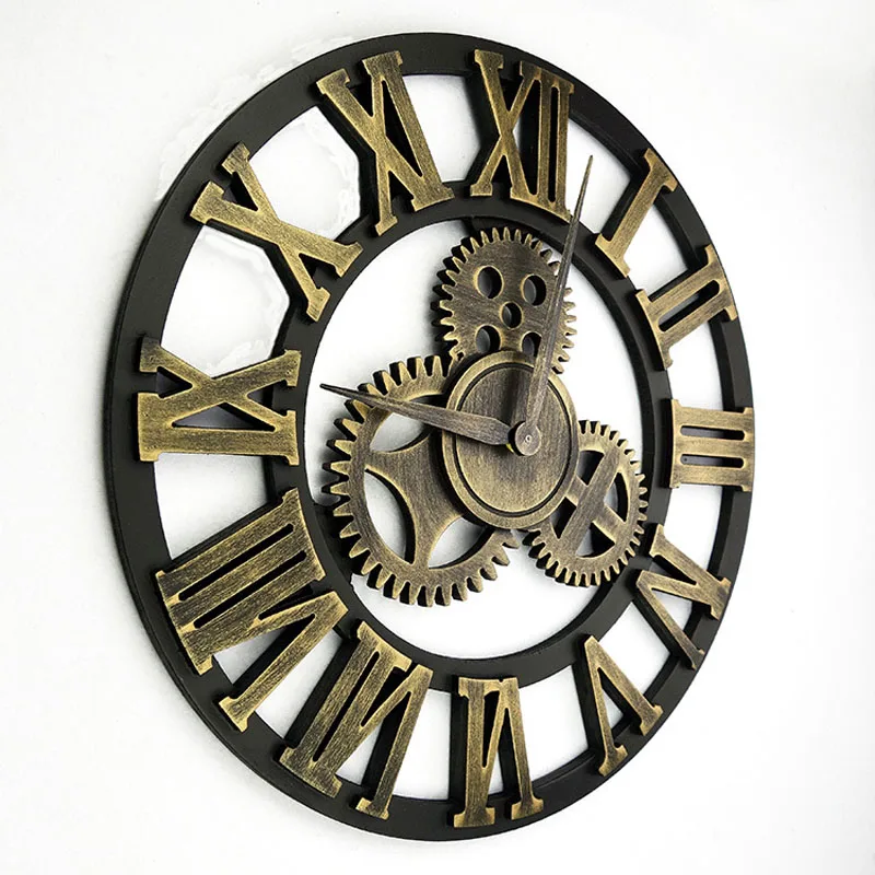 Большие настенные часы 45 см объемные Saat цифровые Reloj Duvar Saati Horloge Murale Orologio da parete для