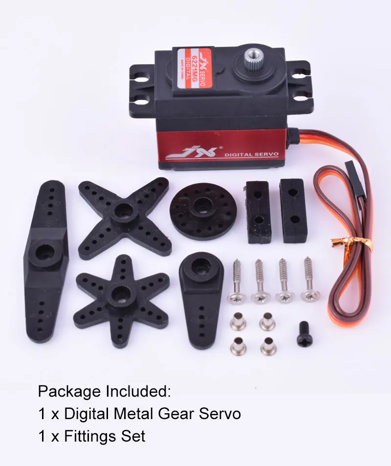 JX PDI 6221MG 20 кг Ультра крутящий момент металлическая Шестерня цифровой
