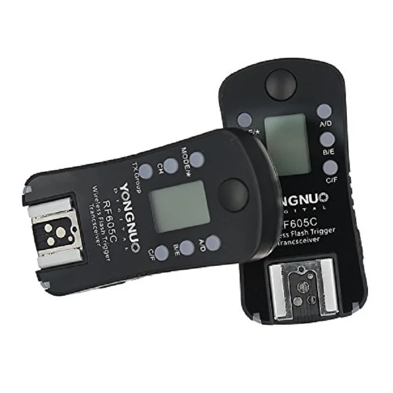 3 шт. Светодиодная лампа для видеосъемки YONGNUO RF 605C RF605C RF605N 605N Беспроводной триггер