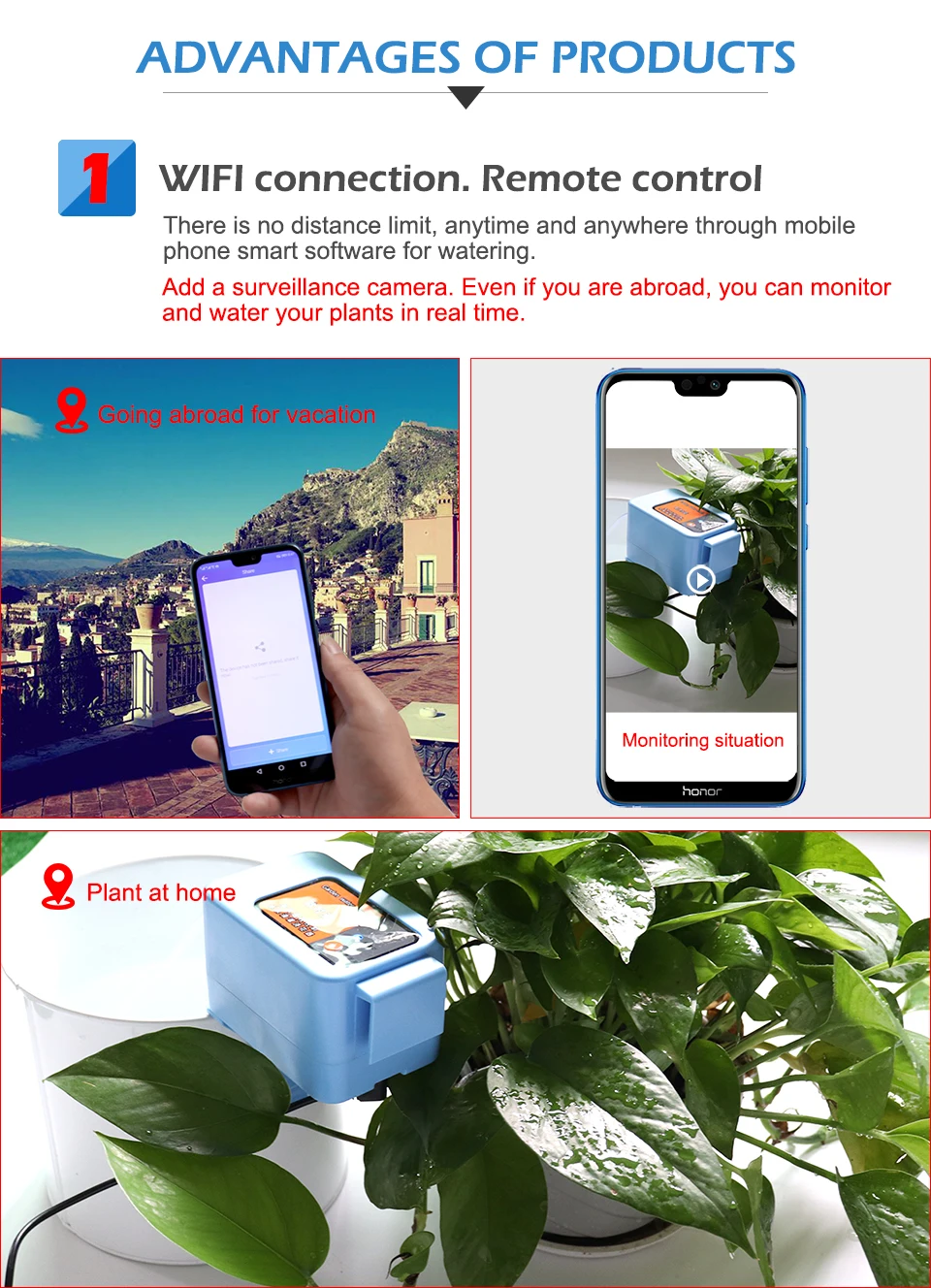 Wifi автоматическое устройство орошения сада система полива умный таймер воды капельного орошения мобильного телефона дистанционное управление