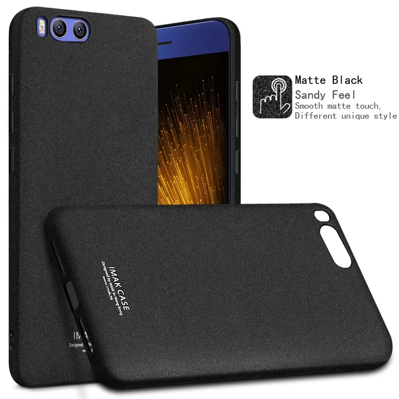 IMAK Для Xiaomi Mi 6 TPU Чехлы кожу мягкими ТПУ чехол + Экран протектор для 6-металл черный |