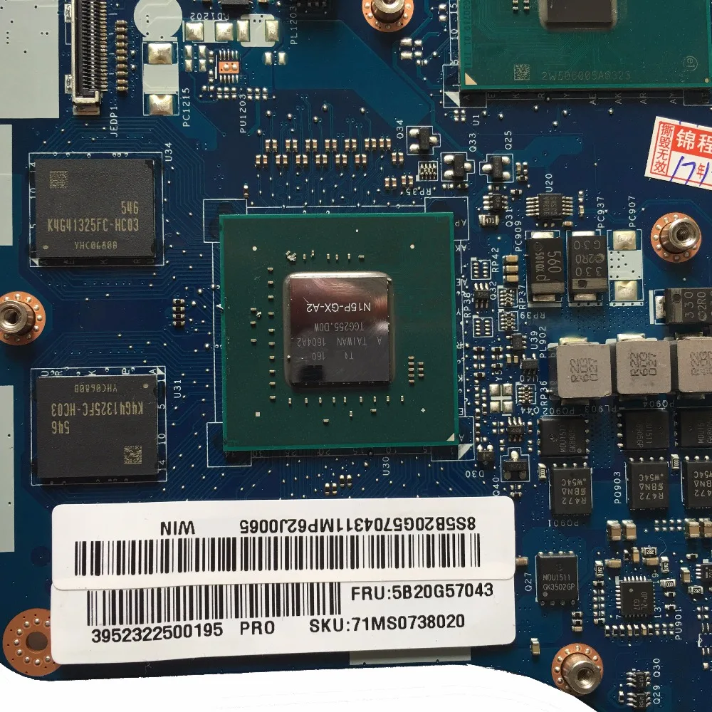 Для Lenovo Y50 70 материнская плата для ноутбука 5B20G57043 LA B111P W/ i7 4710HQ процессор 2 50 GHz GTX 860M