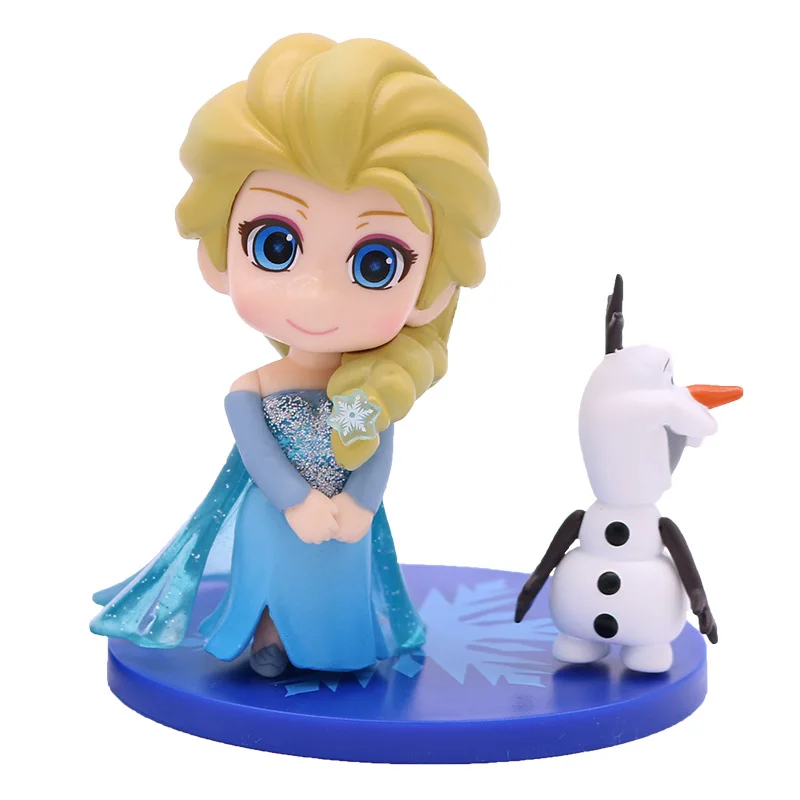 Кукла Дисней Холодное сердце Q Posket игрушки 3 шт./компл. экшн-фигурки Эльзы