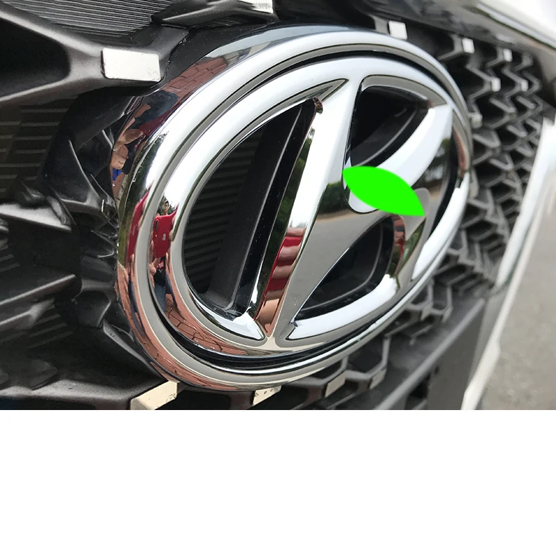 Lsrtw2017 Abs бамперная решетка логотип кольцо Планки для hyundai Encino Kona автомобильные аксессуары наклейка