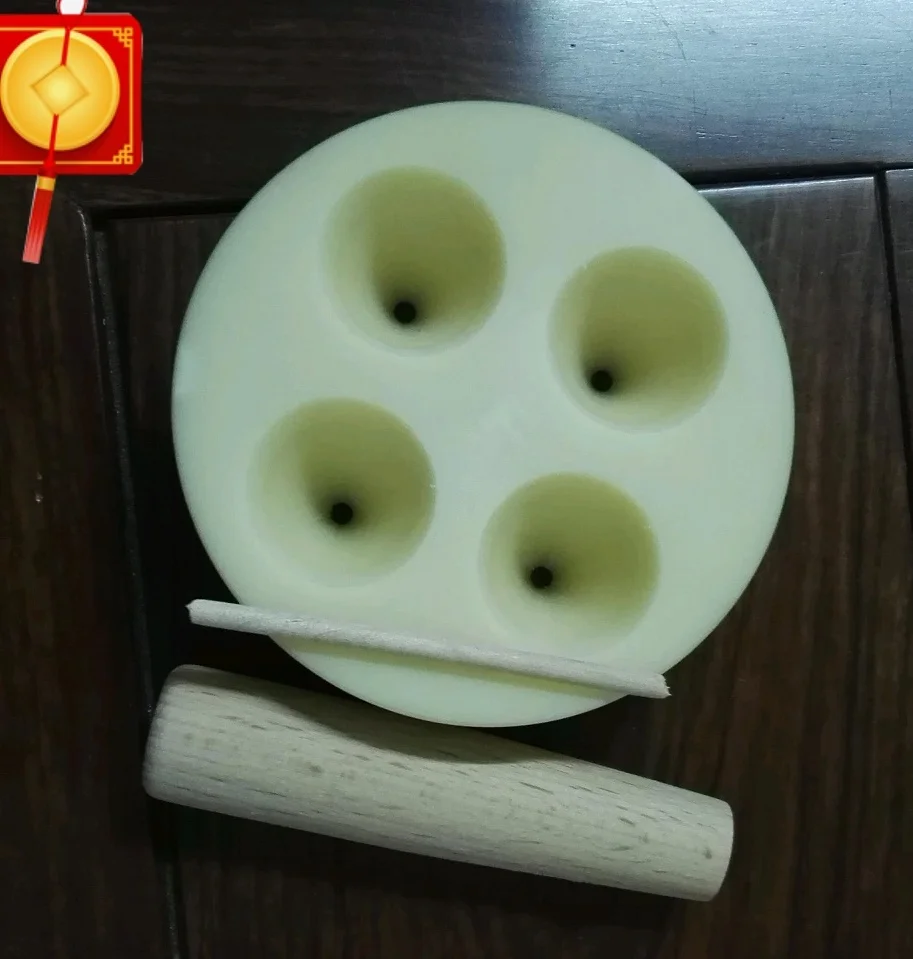 4 Holes Минимальный конус для мокса-терапии машинка для роллов Плесень инструмент мульти, самодельный, DIY - Цвет: 4 Holes