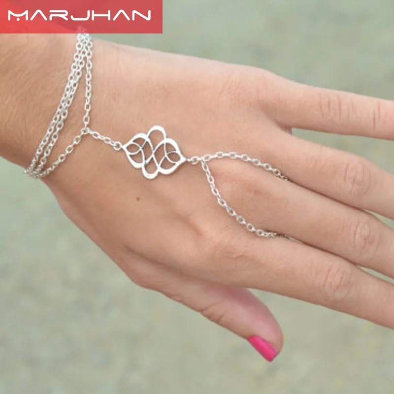 Женский браслет в богемном стиле bijoux buddha модный на палец Хамса Фатимы браслеты