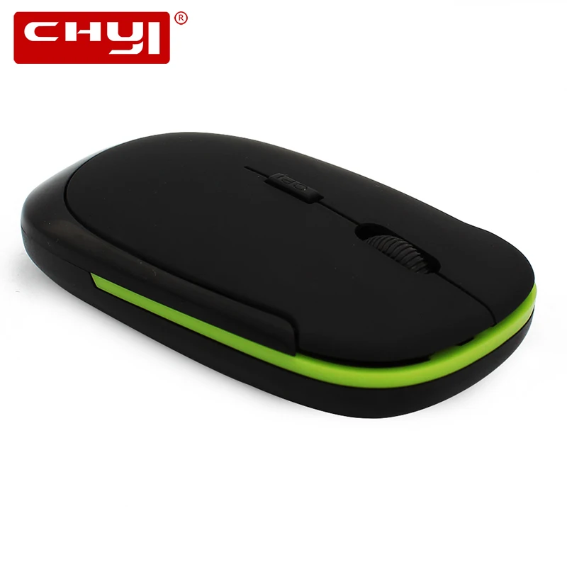 Беспроводная Ультратонкая мышь CHYI 2 4 ГГц 1600DPI с USB приемником|Мыши| |