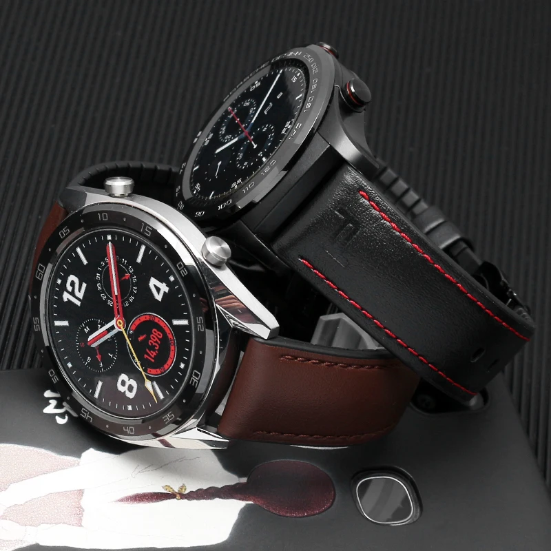 Ремешок для часов HUAWEI Watch 2PRO/GT 22 мм ремешок из натуральной кожи Huawei Honor Magic/Dream Ticwatch