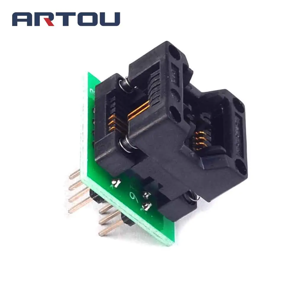 SOIC8 SOP8 Для DIP8 широкое сиденье 200mil программирующий адаптер гнездо синего