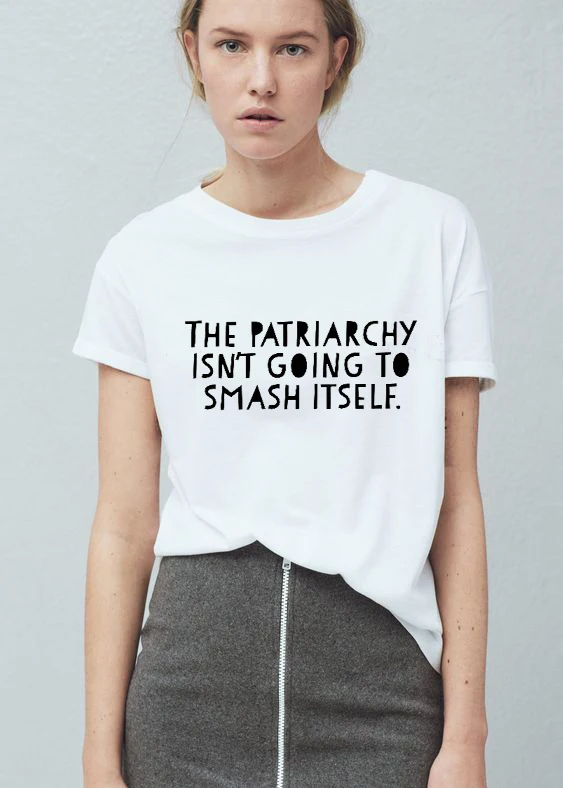 Новая летняя забавная футболка Tumblr с надписью The Patriarchy Don't Got to Smash топы