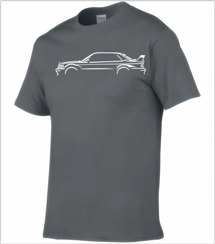 Премиум AUTOTEES Mercedes CAR Футболка для любителей 190E COSWORTH EVO 2|Мужские футболки| |