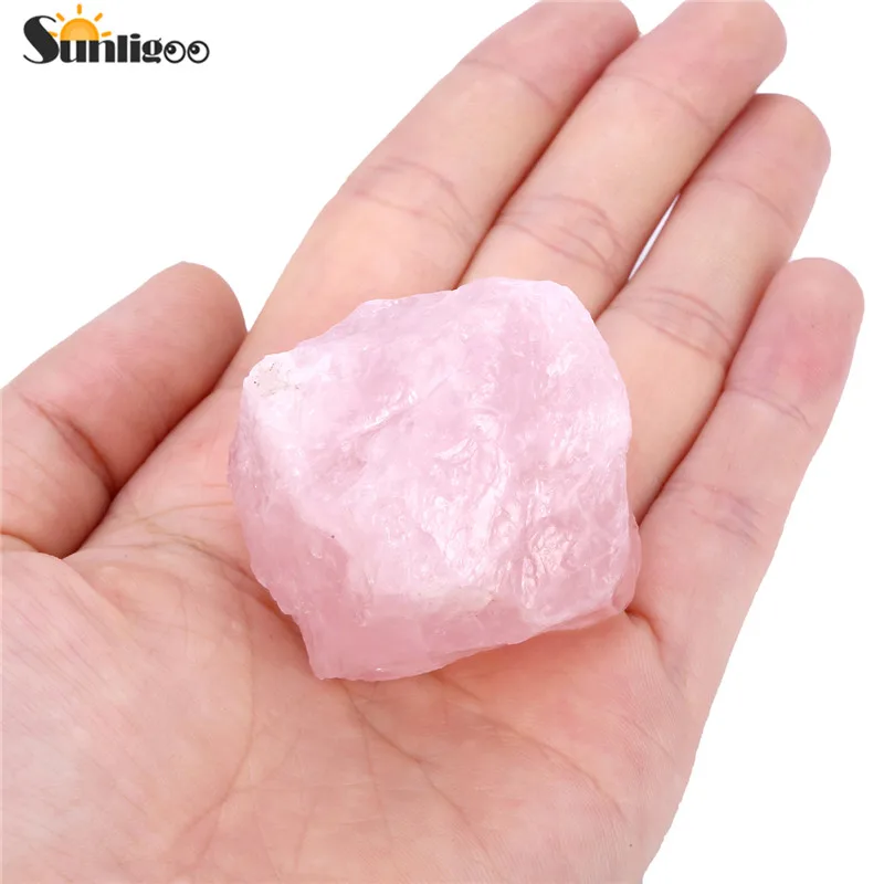 Sunligoo New Natural Rose Quart Healing Crystals Set Dowsing Pendulum&ampBracelet&ampRaw Rough Quartz Energy Stones Decoration | Дом и сад