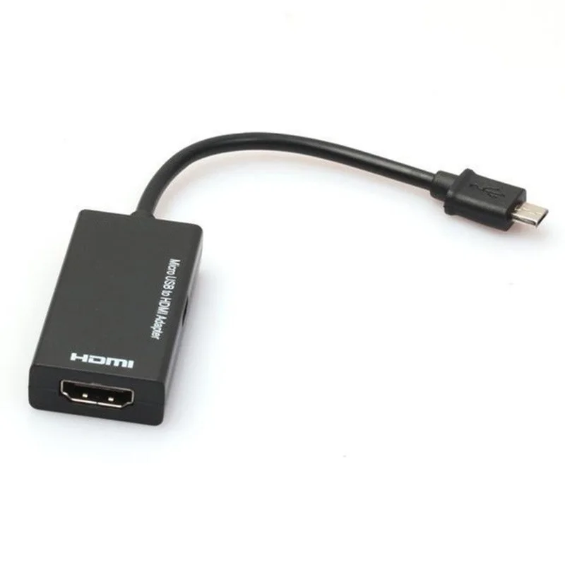 Переходник Micro USB/HDMI для ТВ монитора 1080P HD HDMI аудио-и видеокабель конвертер MHL |