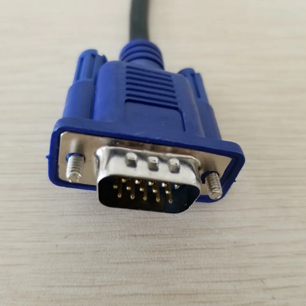 10 шт./лот 15Pin VGA SVGA D Sub HD15 монитор папа видео короткий кабель Шнур 30 см/11 8&quot|vga svga|vga