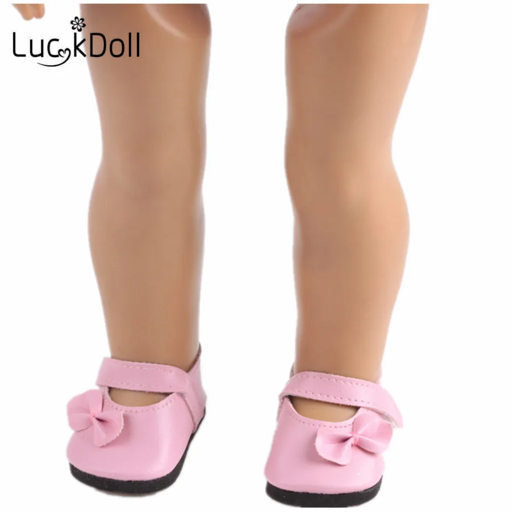 LUCKDOLL симпатичная обувь с принцессой подходит 18 дюймов Американский 43 см BabyDoll