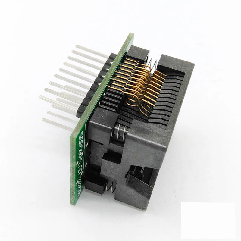 Фото Программируемый адаптер SOP18 SOIC18 SO18 к DIP18, штырьковый шаг 1,27 мм, ширина корпуса ис 7,5 мм, мил, тестовая розетка ИС, переходник ZIF с открытым верхо... №3