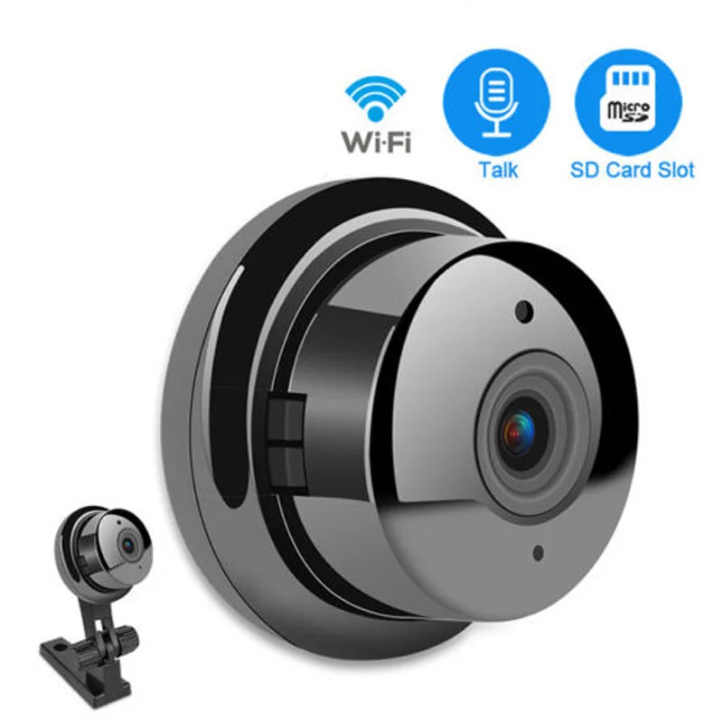 Отель ELAF Беспроводной IP Камера HD Mini Wi Fi сети P2P Видеоняни и радионяни 720 P ИК Ночное