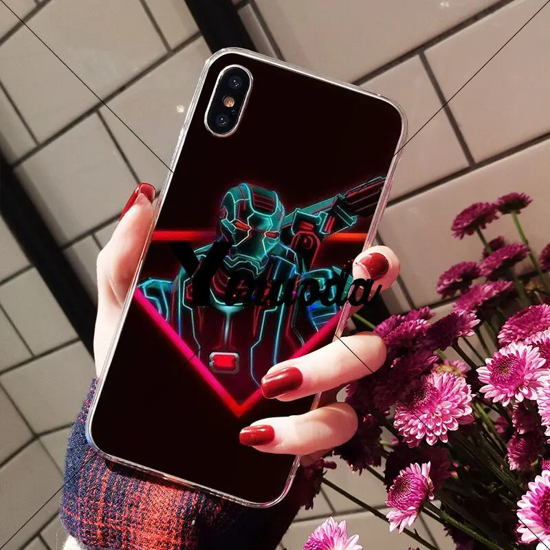 Yinuoda Супергерои из Marvel &quotМстителей&quot Роскошный чехол для телефона Apple iPhone 8 7 6 6S