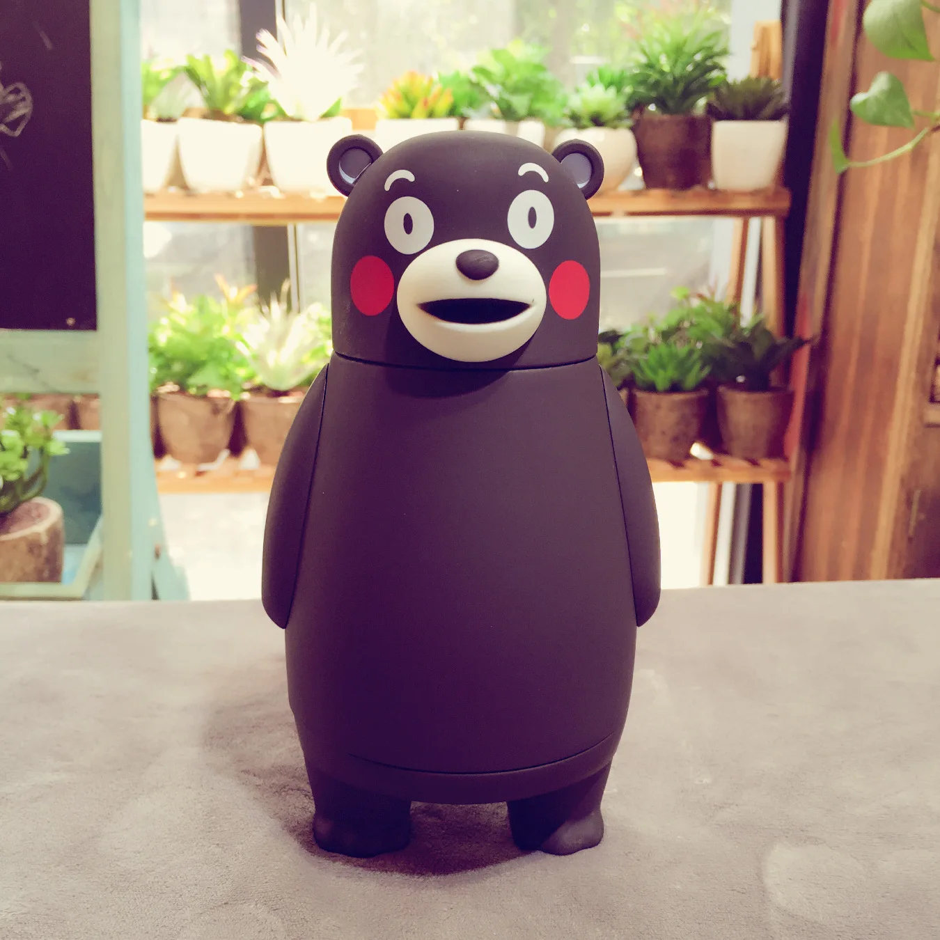 Милый термос Kumamon бутылка для воды японский талисман чашка термоса стеклянная Вакуумная чашка 280 мл детский подарок на день