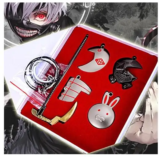 Оптовая продажа набор брелоков из аниме Токийский Гуль брелок с подвеской в виде