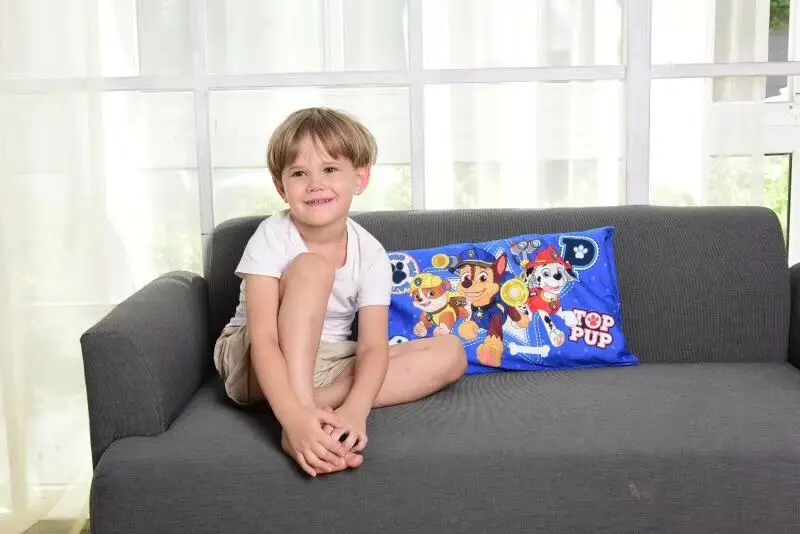 100% Cotton Genuine Paw Patrol Pillow Case for Boys and Girls - Chase, Skye, Everest Summer Park Theme - Ideal for Kids, Students, and Children's Playtime Toy image 4