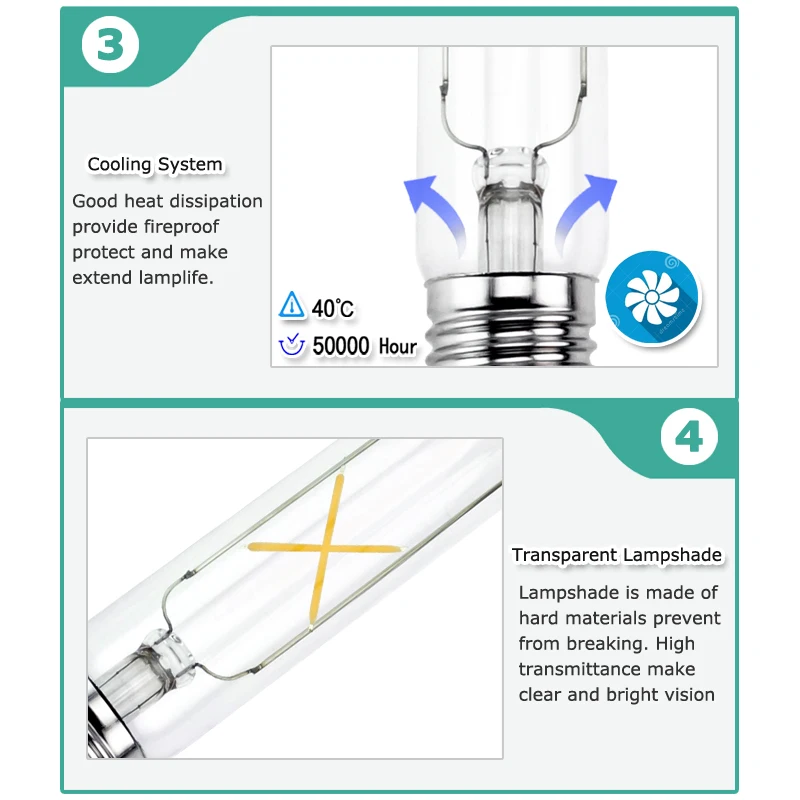 Светодиодсветодиодный лампа Эдисона E27 3/6/7/8 Вт 220 В переменного тока|bulb 3w|led edison