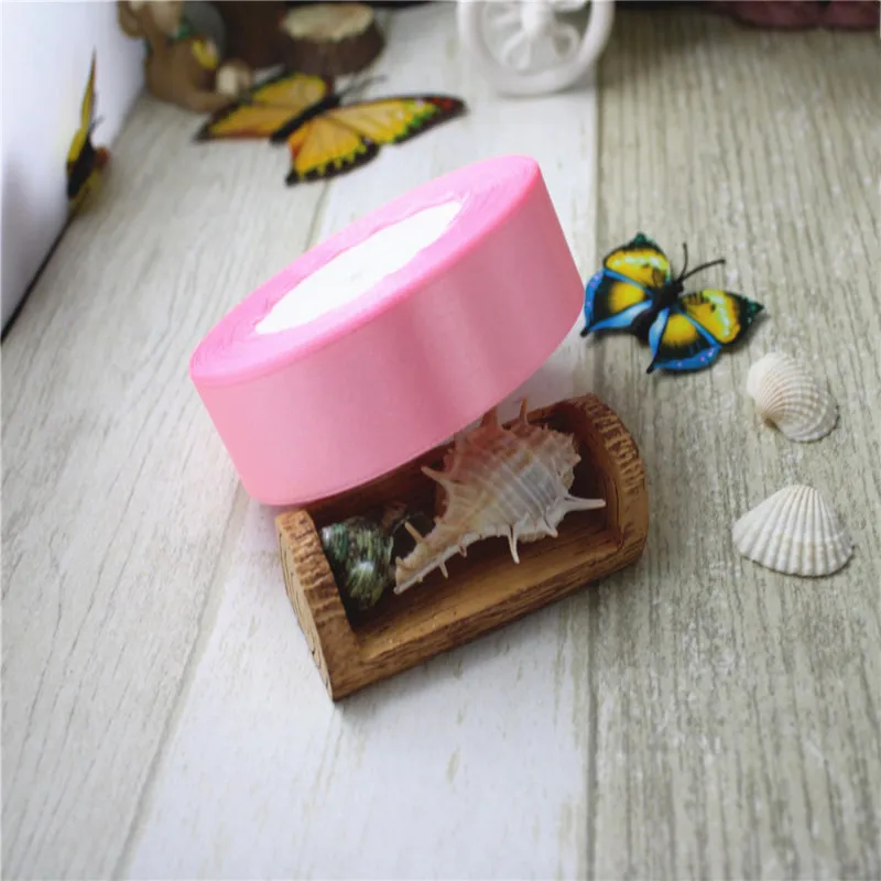 Light pink 6 мм, 10 мм, 15 мм, 20 мм, 25 мм, 40 мм, 50 мм, шелковые атласные ленты для рукоделия, ленты для шитья, материалы для рукоделия, подарочная упаковка, 25 ярдов/рулон - Цвет: Light pink