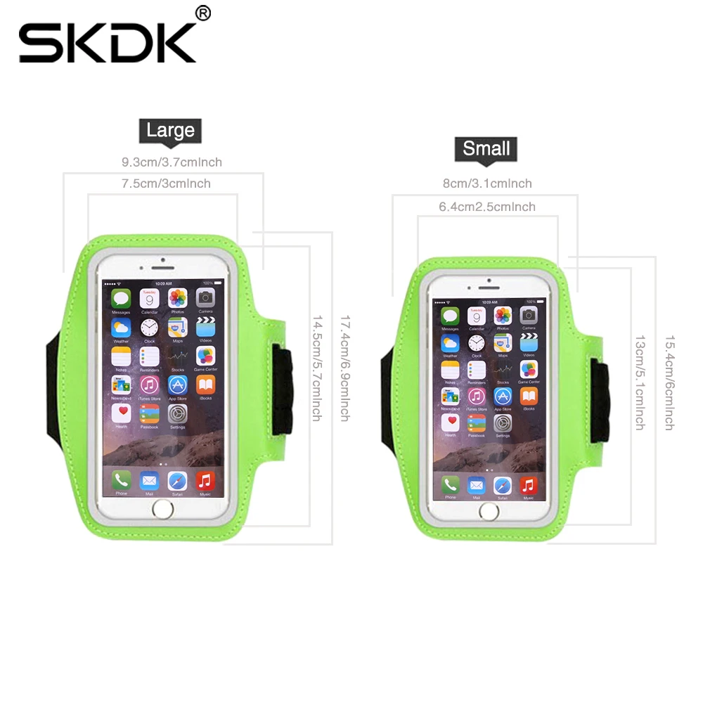 SKDK Спорт на открытом воздухе сумка, держатель для телефона чехол для телефона на руку чехол для iPhone 6 6 S плюс Xiaomi Note huawei P7 для крепления на руке для телефона сумка на лето, 1 шт