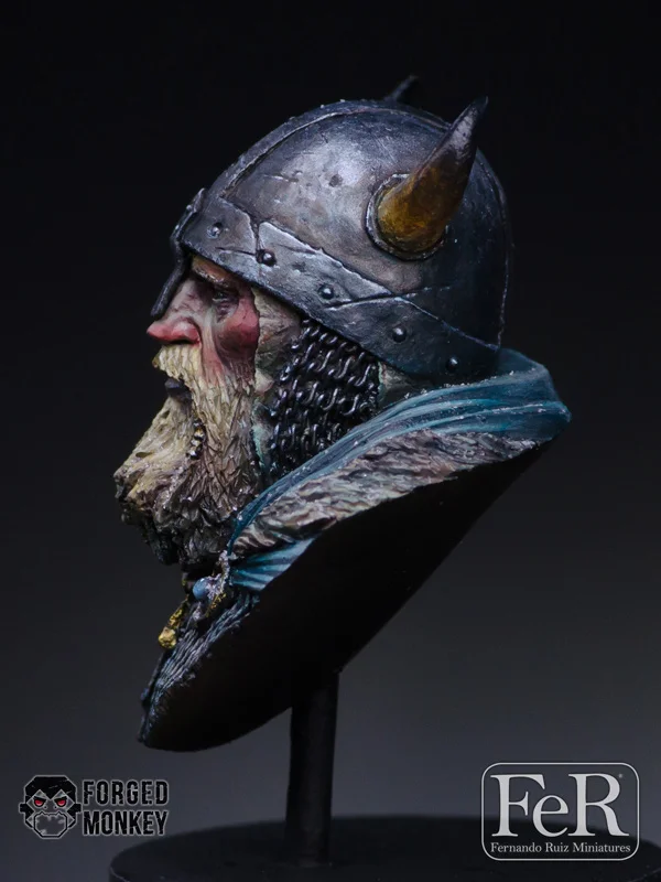 [Loong Way Miniatures] Фер миниатюрный Einar Erikson Norse Prince Бюст Смола Миниатюрный | Игрушки и