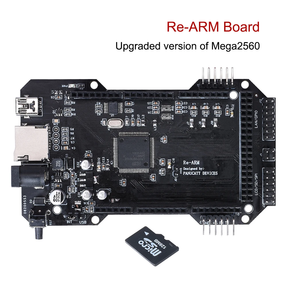 Клонированная 32 битная плата контроллера Re ARM Улучшенная база на Mega2560 с SD картой