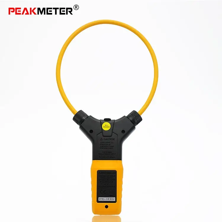 PEAKMETER PM2019S Смарт AC цифровой гибкий клещи 3000A ток мультиметр Напряжение частота тестер амперметрический зажим