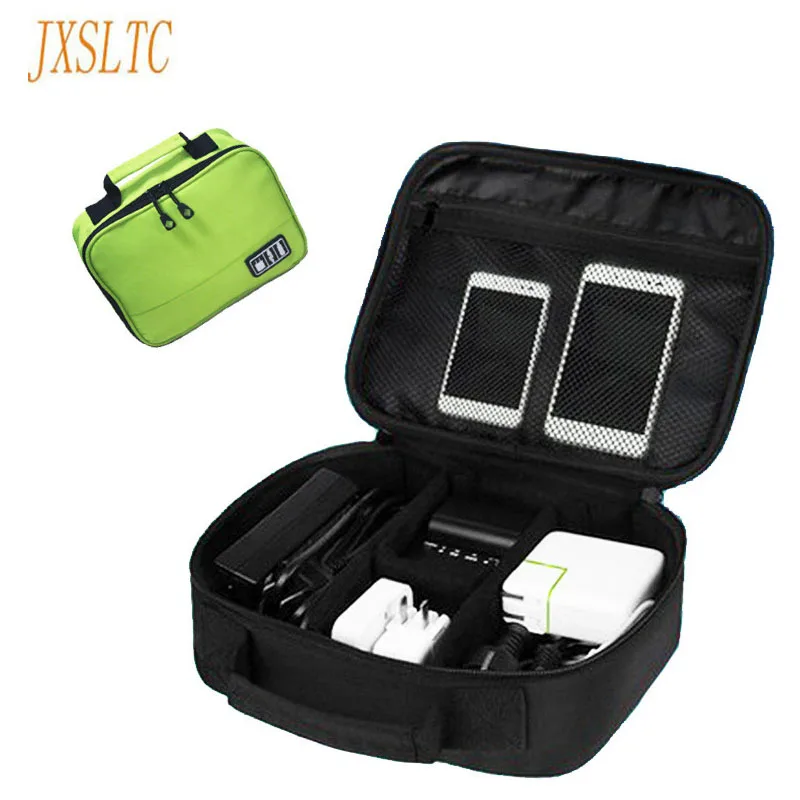 JXSLTC Travel Totes Accessories Digital Devices Gadget Organizer USB Cable Portable Charger Case Storage Bag | Багаж и сумки
