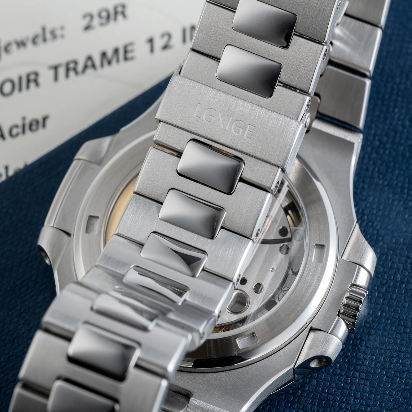 Patek мужские часы Топ люксовый бренд автоматические Военная нержавеющая сталь