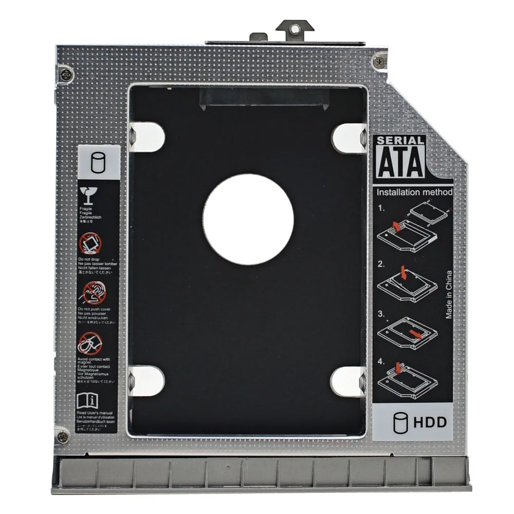 Жесткий диск TISHRIC SATA 12,7 мм 2, 5 HDD DVD SSD, адаптер Caddy, чехол-накладка Optibay для HP 8460P 8460W 8470P 8470W